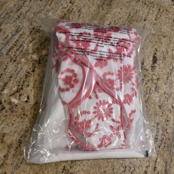 Garnet Hill Size Sz 2 Lacey Overlay Dress Sheer Sleeveless Mini Embroidered Pink - Picture 14 of 14